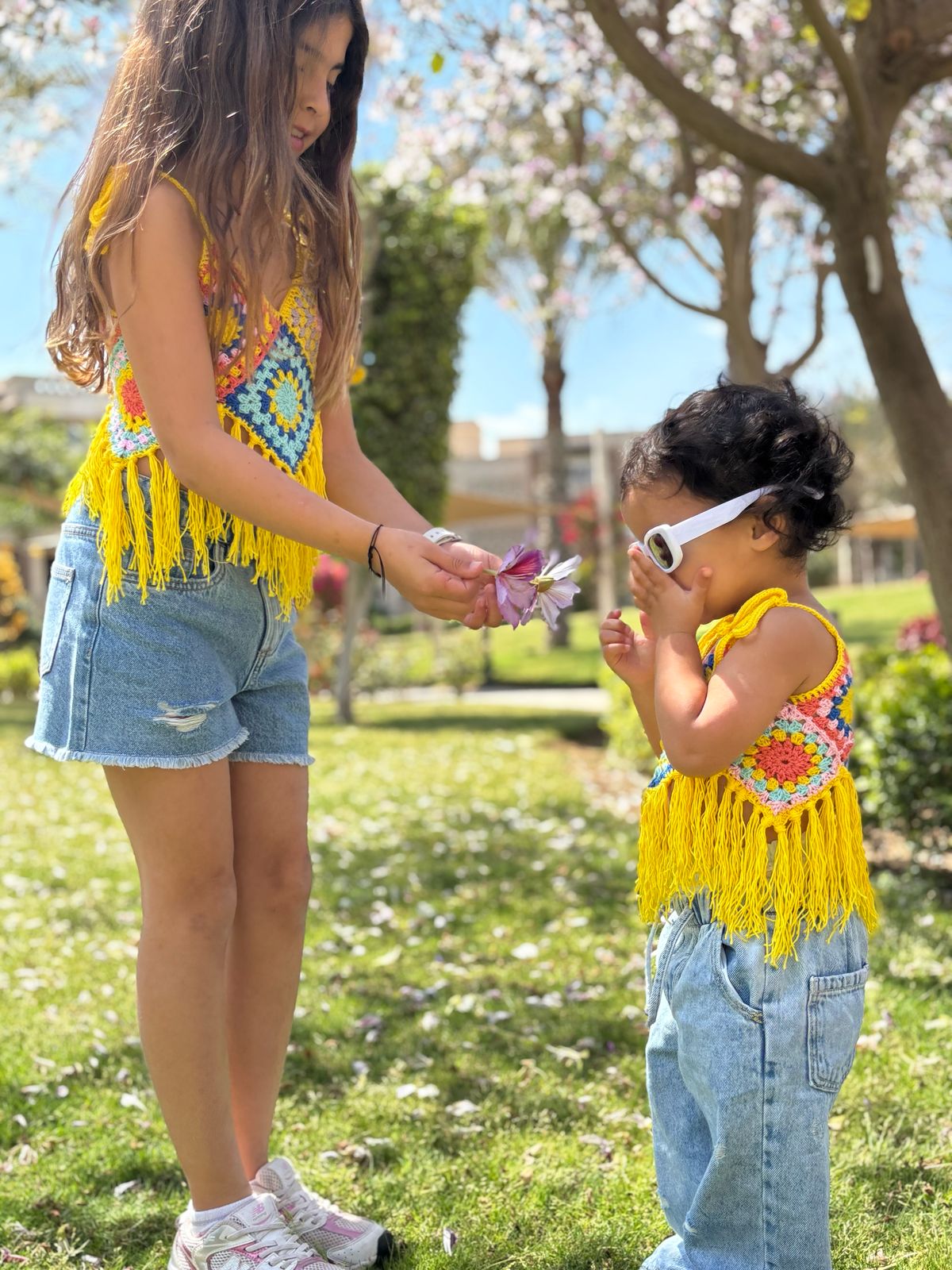 Lemonita fringe top