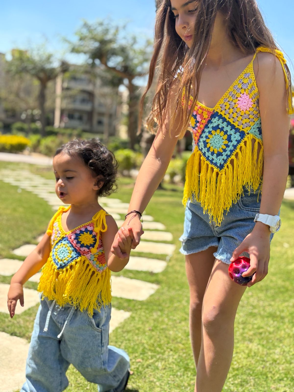 Lemonita fringe top