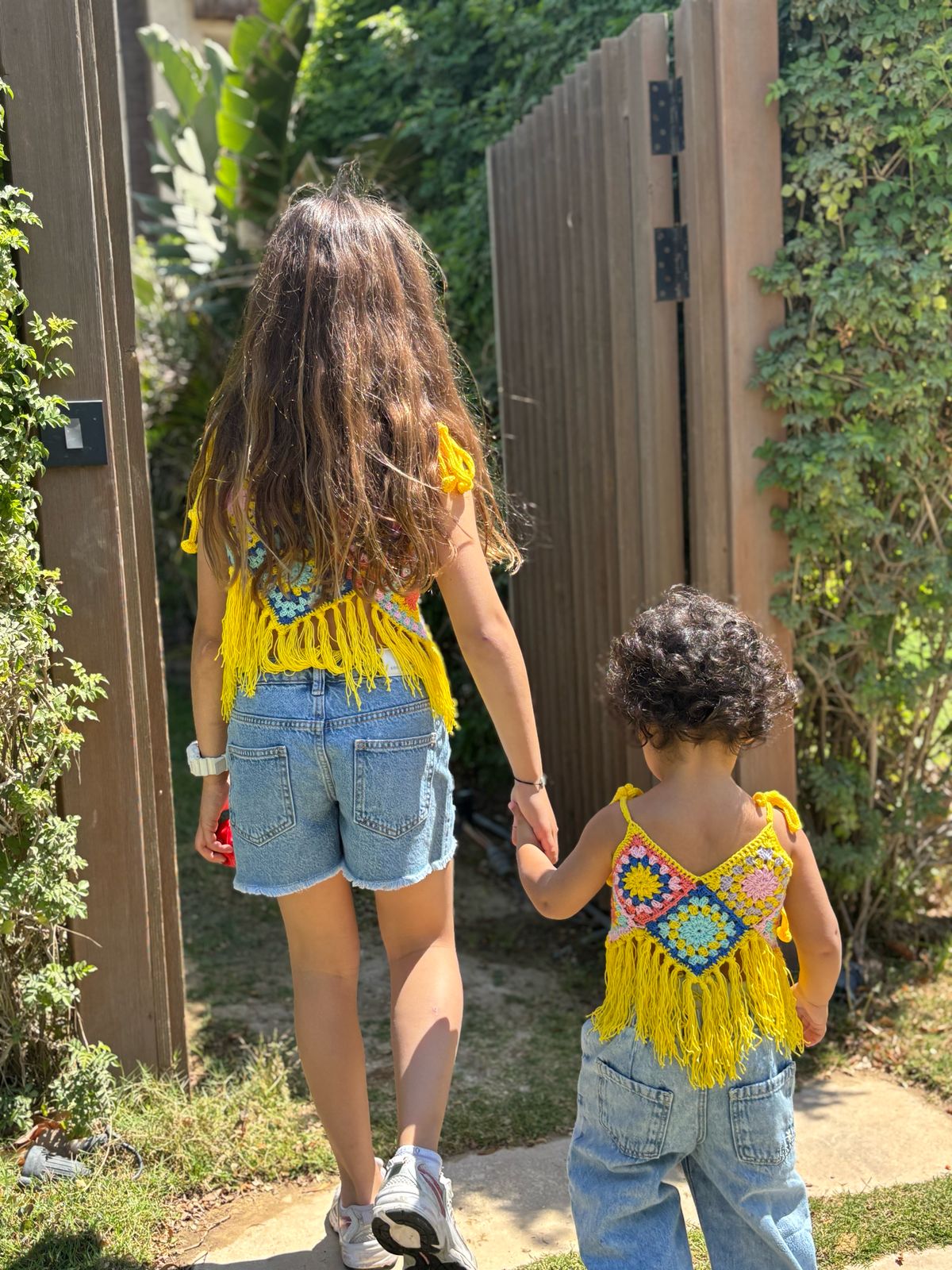 Lemonita fringe top